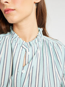 Francesca Top- Seaglass Stripe