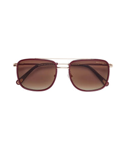 Amelia Sunglasses- Oxblood