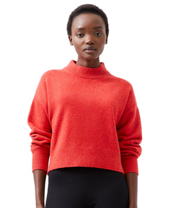 Vhari Crew Neck Jumper- Mars Red