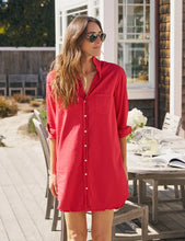 Mary Classic Shirtdress- Saffron
