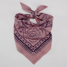 Natural Dye Silk Bandana- Viola