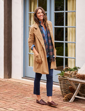 English Sweatshirt Trench Coat- Camel