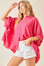 Stella Shirt- Red/Pink Checker