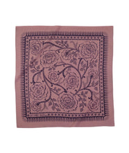 Natural Dye Silk Bandana- Viola