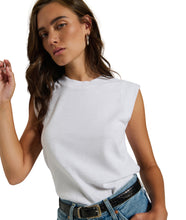 Patti Muscle Tank-  Optic White