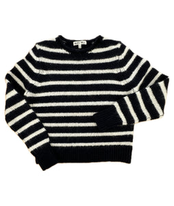 Jaime Striped Sweater- Navy/Ivory