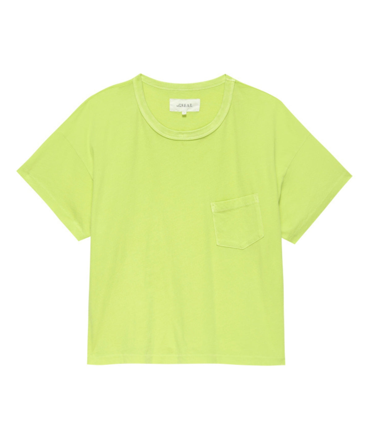The Pocket Tee- Lime Zest