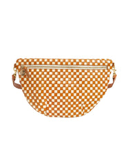 Grande Fanny- Natural and Cream Woven Checker