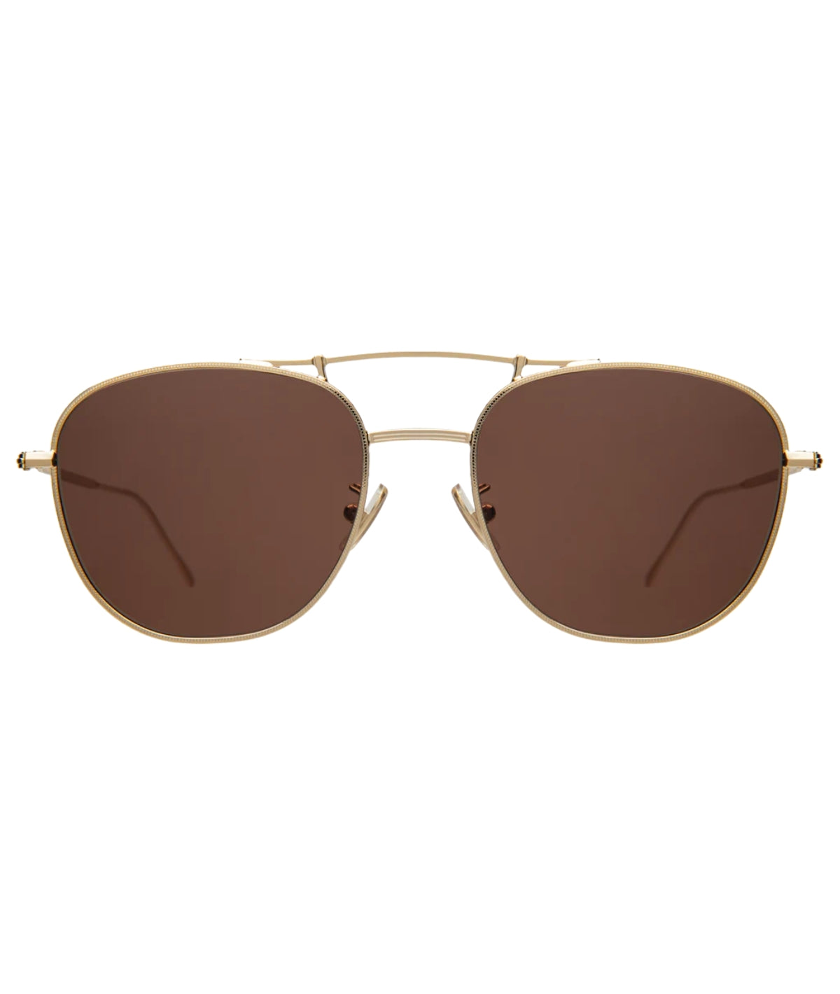 Cyprus Sunglasses- Gold w/ Brown