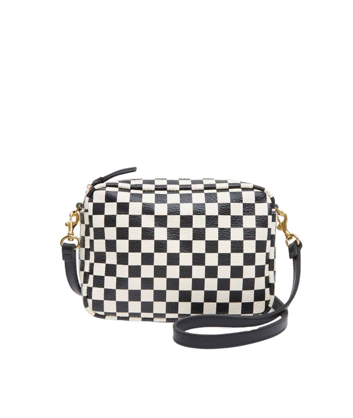 Midi Sac- Cream Chantal W/ Black Checkers