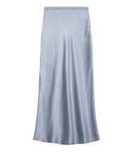 Bar Silk Skirt- Pastel Blue