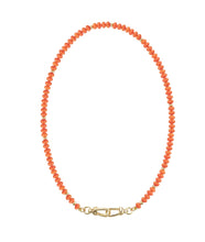 Sonia Gemstone Necklace- Papaya