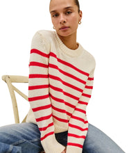 Alise Sweater- Cherry Stripe