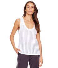 Muse Wales Knit Tank Top- White