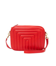 Midi Sac- Rouge Channel Quilted Nappa