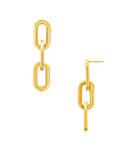 Gage Oversized Link Earring- Gold