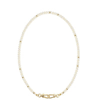 Sonia Gemstone Necklace- Coconut