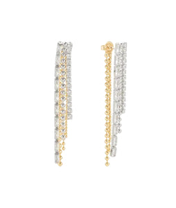 Yvette Statement Earrings- Gold/ Silver