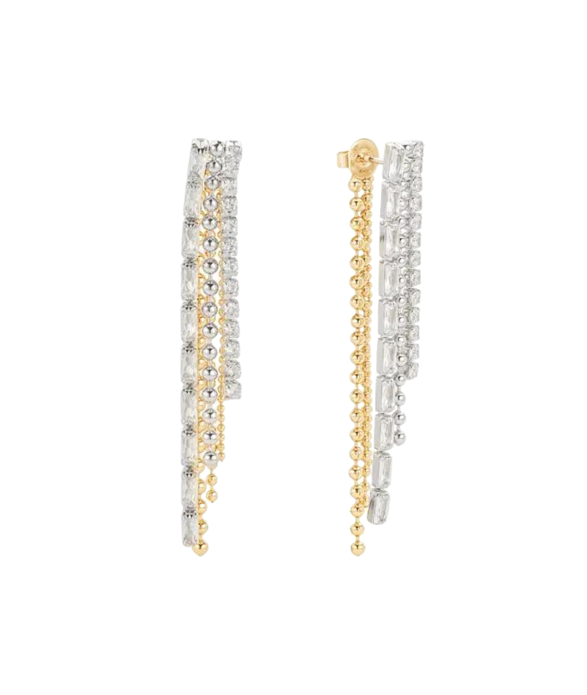 Yvette Statement Earrings- Gold/ Silver