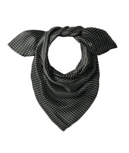 Light Silk Cowboy Scarf- Janie in Midnight