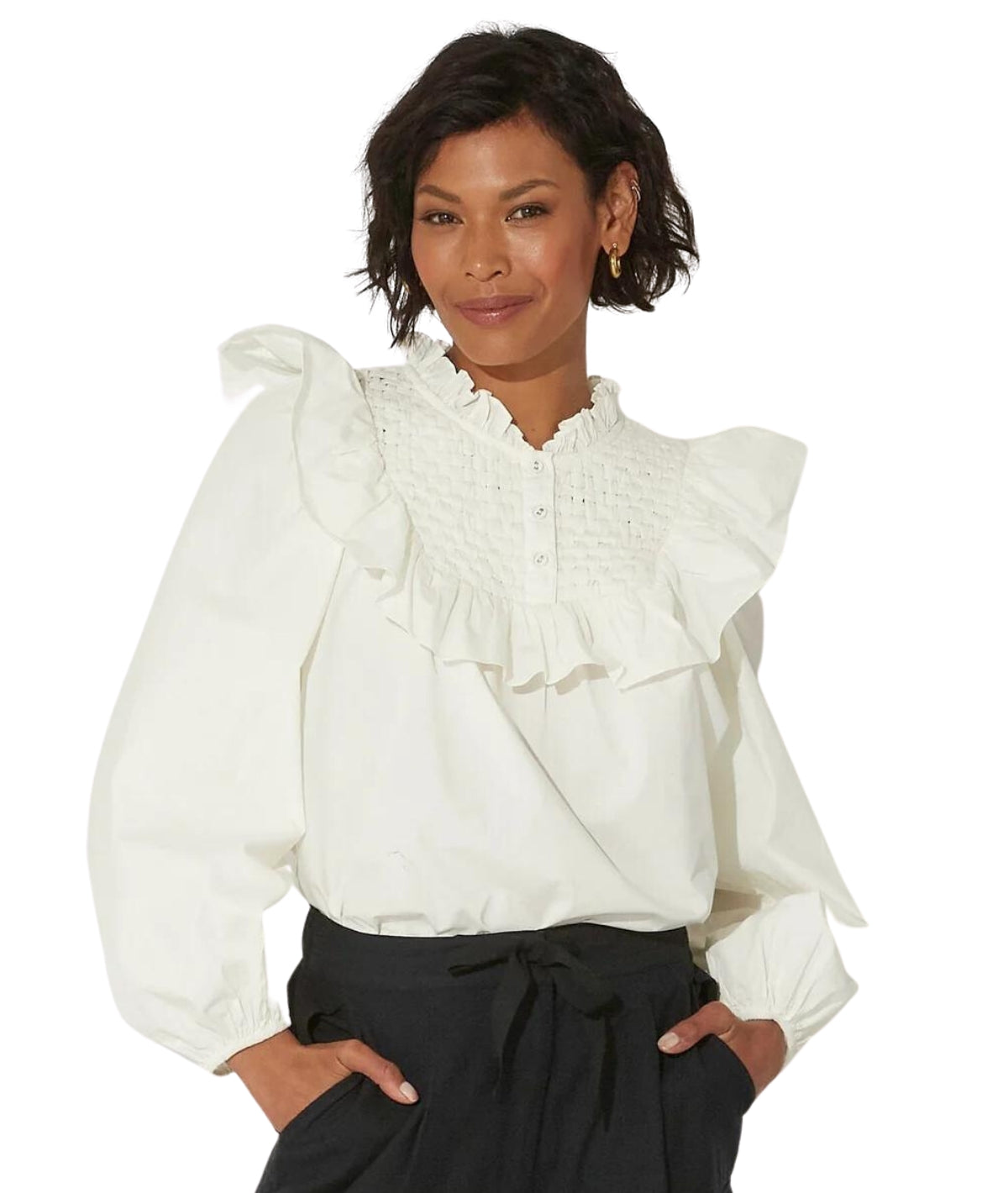 Vivienne Blouse- Ivory