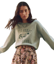The League Sweatshirt w/ Bucking Bronco Graphic- Smoke Green