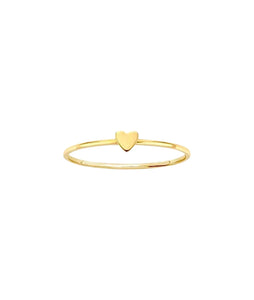 Mini Heart Gold Filled Ring
