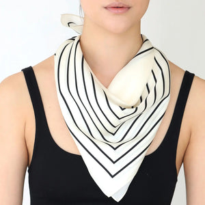 Agnes 100% Scarf- Ivory