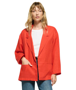 Beatrice Blazer- Aurora Red