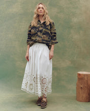 The Super Bloom Eyelet Skirt- White