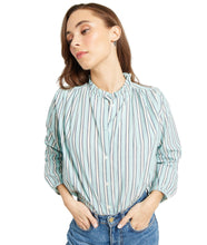 Francesca Top- Seaglass Stripe