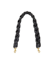 Shoulder Strap- Black Braided Nappa