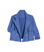 Mini Belfast Crop Peacoat- Blue Bird