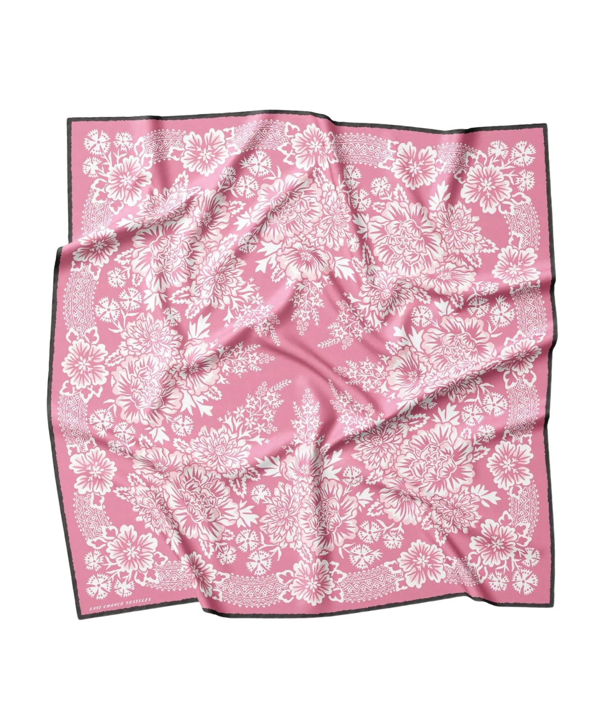 Silk Scarf- Rose Pink Blossom