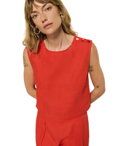 Cara Tank- Aurora Red
