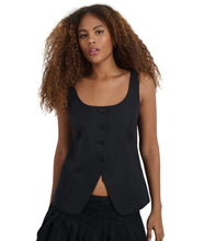 Soho Scoop Vest- Black