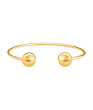 Talia Beaded Cuff Bracelet- Gold