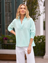 Patrick Popover Henley- Dewberry Mineral Wash
