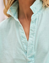 Patrick Popover Henley- Dewberry Mineral Wash