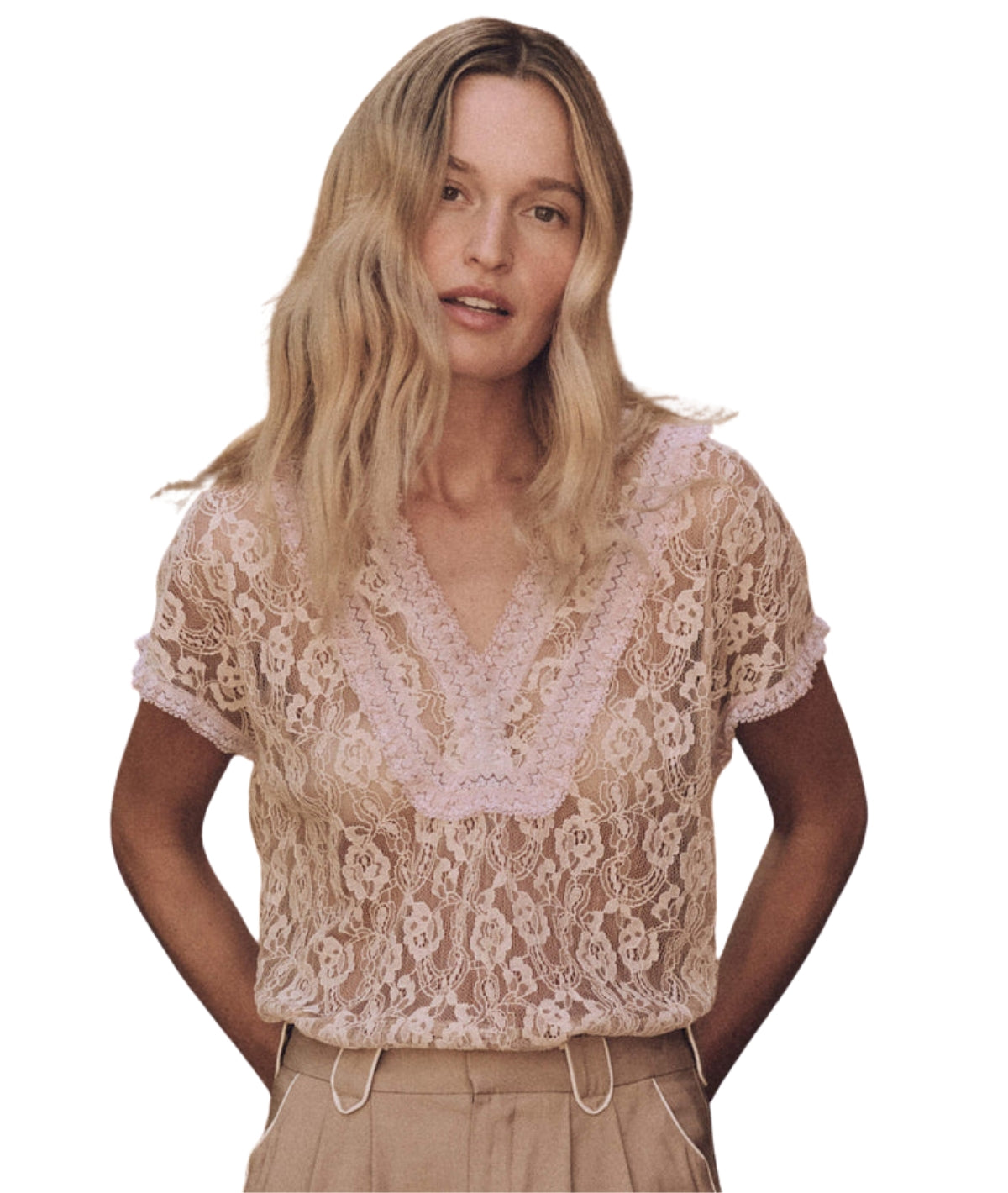 The Ballad Top- Vintage Blush