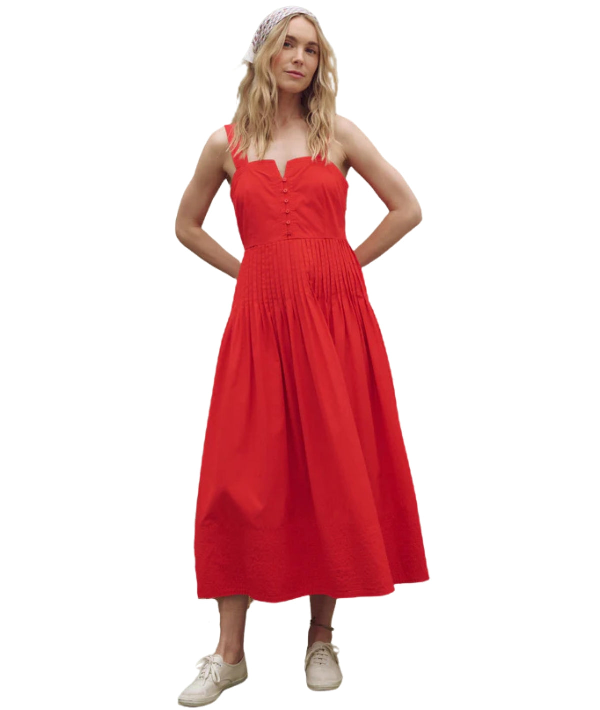 The Day Break Dress- Hot Red