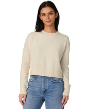 Kesia Crew Neck Cropped Jumper- Light Oatmeal