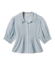 Jess Blouse- Cloud Houndstooth