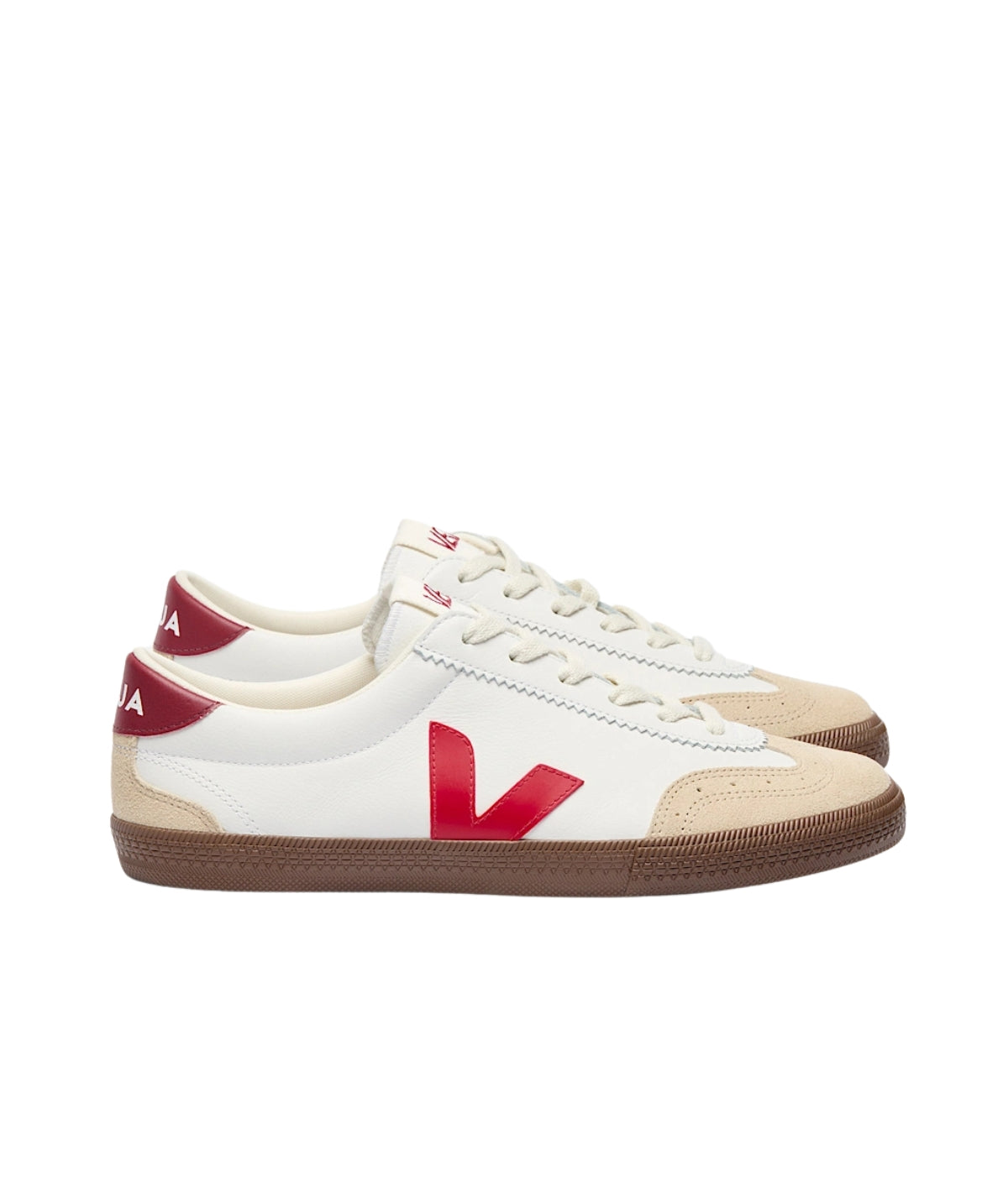 Volley- Leather White Pekin Bark