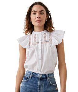 Louella Top- Beach White