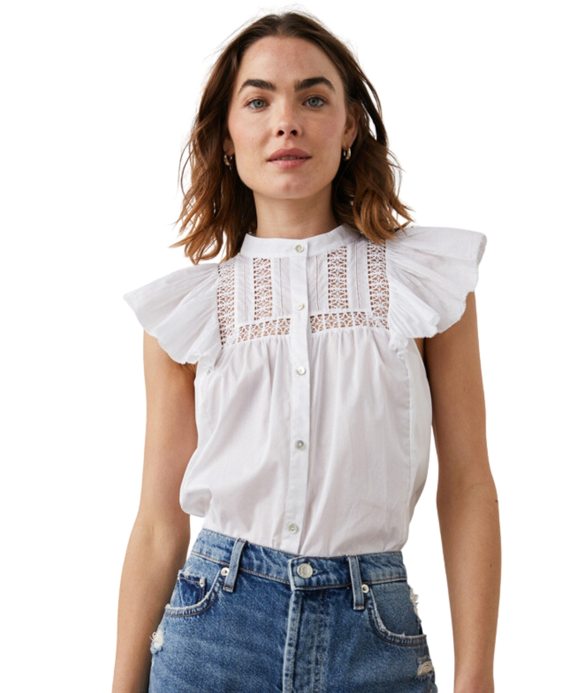 Louella Top- Beach White