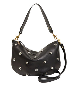 Moyen Messenger- Black Naturelle w/ Studs