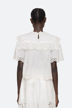 Leila Eyelet Short Sleeve Top-