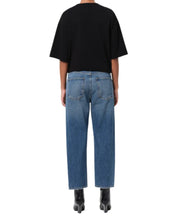 90's Crop Mid Rise Loose Straight- Bounty
