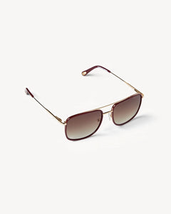 Amelia Sunglasses- Oxblood